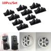 Universal 10pcs Plastic Tire Wheel RIM Hub Hook Wheel Shop Display Stand Rack Wall Mounted Hanging Hook