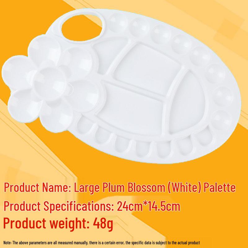 Children's Plastic Color Mixing Palette for Gouache Paints