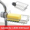 Stainless Steel Faucet Rack Kitchen Storage Shelf Sponge Dish Cloth Finishing Rack Drain Rack Pool Rag Storage Drain Dry Rack