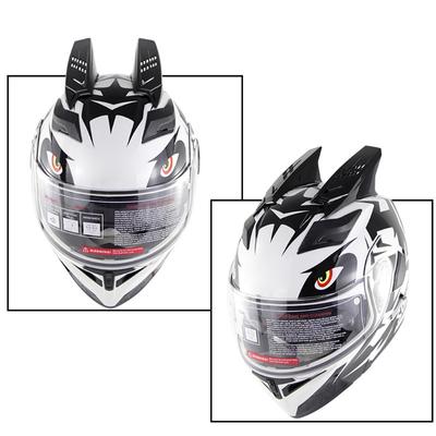 2Pcs Helmet Ear Horns Motorcycle Helmet Horns Punk Scooter Scootor Dropship