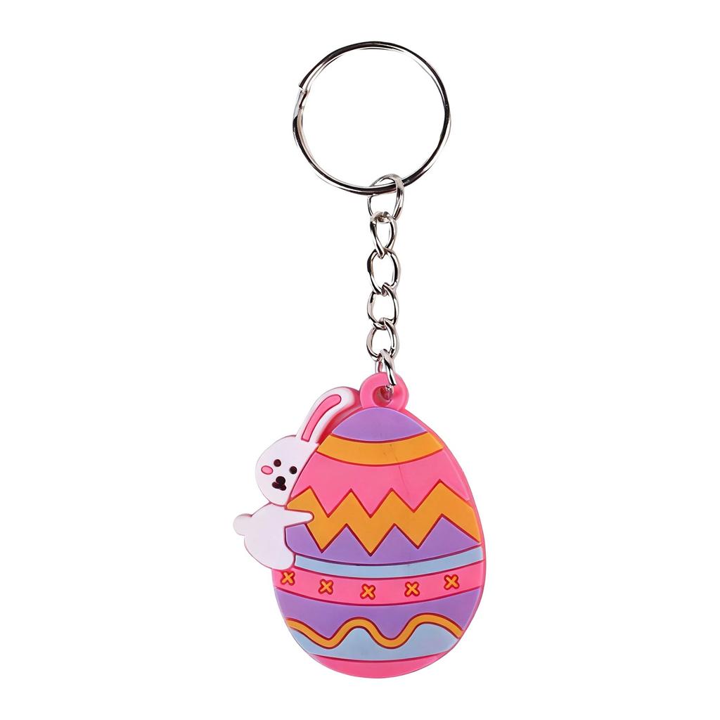 Easter Egg Bunny Keychain Cartoon Backpack Decoration