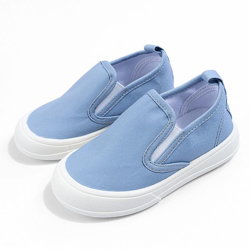 

Boys Canvas Shoes, Girls Soft-soled Breathable Shoes, Versatile Casual Shoes 31 світло-синій колір