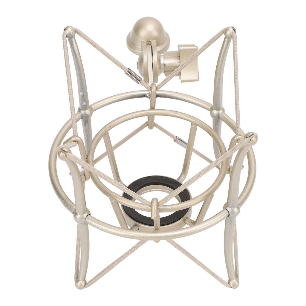 Microphone Shock Mount Zinc Alloy Anti Vibration Studio Mic Shockmount Stand Secure Support for Recording Station Studio