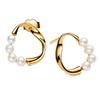 New 925 Silver Pearl Set Charms Ring Heart Earrings Beads Romantic Pendant Fit Bracelets Necklace Fine Jewelry Gift