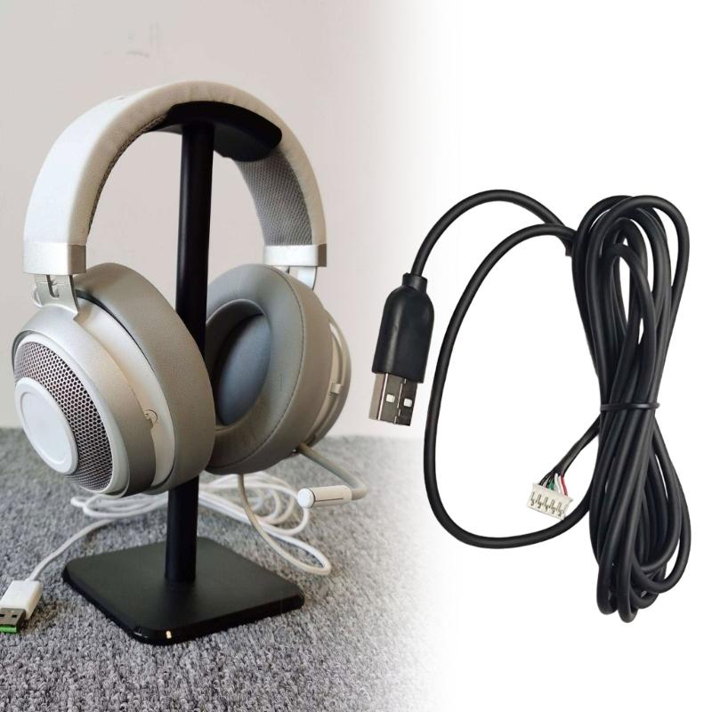 Replacement Headphone Cord For Kitty 7.1 V2 Headsets Cable For Clear Sound And Long Lasts Use