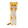Cat Throw Pillow Long Cat Plush Toy Bed Pillow Cute Cat Doll Large Rag Doll Gift