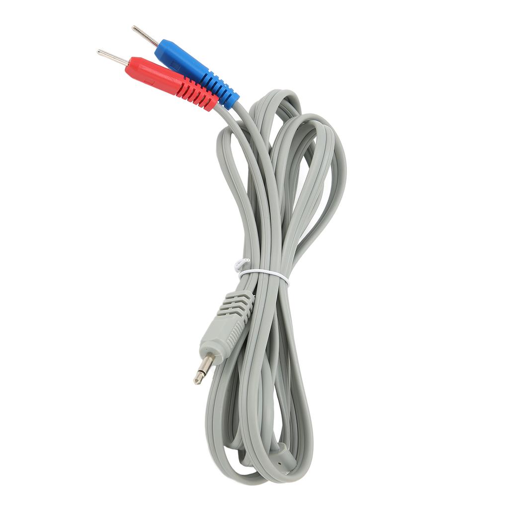 Massage Machine Electrode Lead Wires 2 In 1 Pin Socket Contact Electrode Lead Cable for TENS Machine