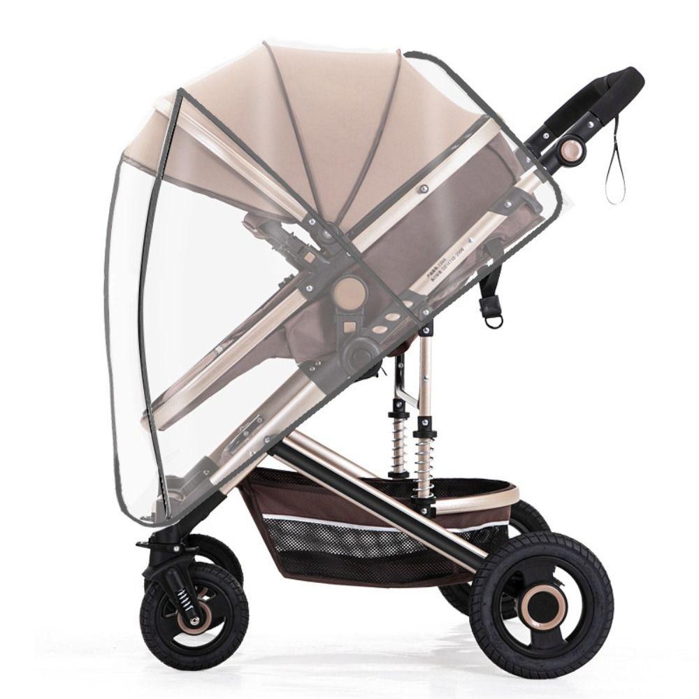 Transparent Baby Pram Rain Cover Outdoor Pushchair Raincoat  Stroller Accessories