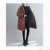 Casual Winter Jackets Stripe Hooded Quilted Thicken Coats Women's Clothing Large Size Long Parkas Winter Cotton Coats