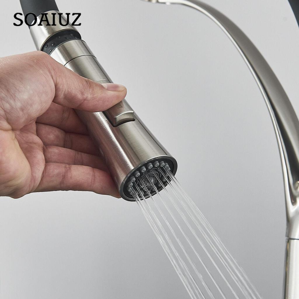 Kitchen Faucet 360° Stainless Steel Extendable Faucet with Shower Faucet for Kitchen