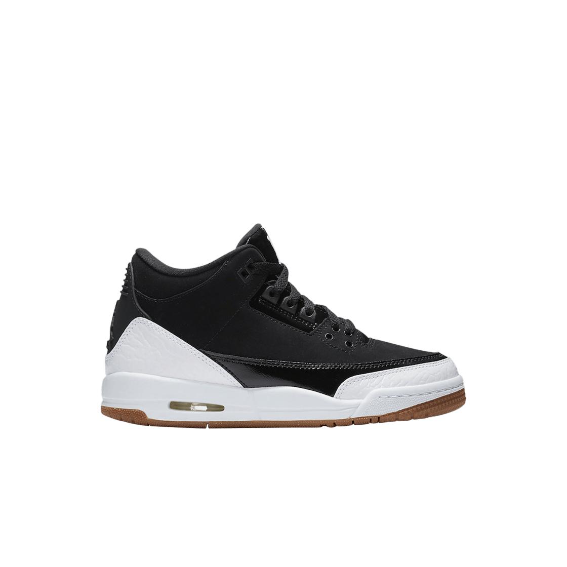 

(гс) Jordan 3 Retro Черный Белый Резина 235(5Y·W)