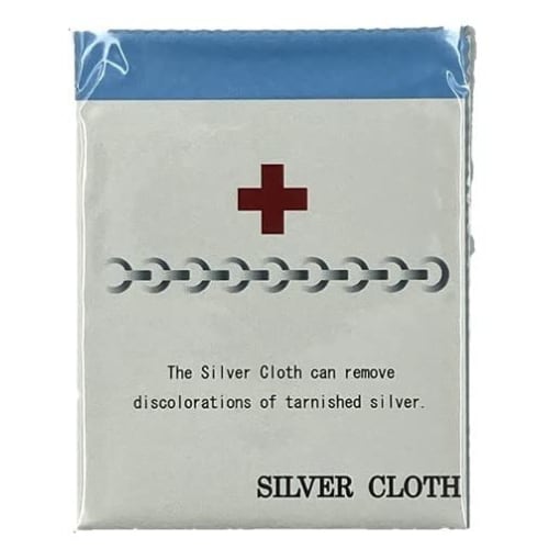 Morimoto Silver Cloth, a Polishing Cloth Specifically Designed for Silver. Ideal for Removing Small Scratches, Removing Stains, and Polishing Silver P