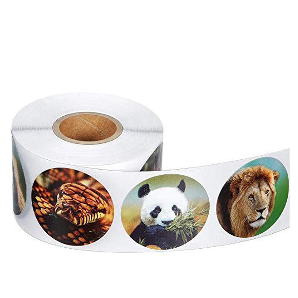 500pcs Zoo Animals Cartoon Stickers for Kids