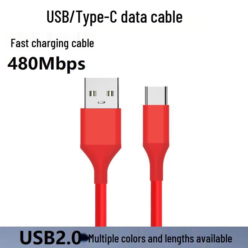 Custom Type-C To USB Fast Charging Cable, 3A High Current, Aluminum Alloy