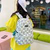 Three-Piece Backpack Set Large Capacity Student Schoolbag Junior High School Student Checkerboard Backpack with Lunch Bag Pen Bag