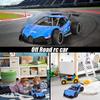 RC Car, Electric Racing Car, Off-Road Drifting, High Speed, High Stability, Alloy Shell, Shock Resistant (Blue)