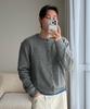 TMAKER Button Rhythm Round Cardigan Lgr