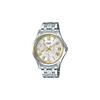 STANDARD Series 50 Meters Waterproof Quartz Movement Stainless Steel Strap Japanese and Korean Watch Men's Watch Silver Dial MTP-E311DY-7AVDF