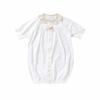 De In Tenjiku Tuck Jacquard Petit Flower All Snap Baby Clothes [Cream Coco] [Made Japan] Spring/Summer Two-Way [Crotch Replacement/2-Way] 25-43111