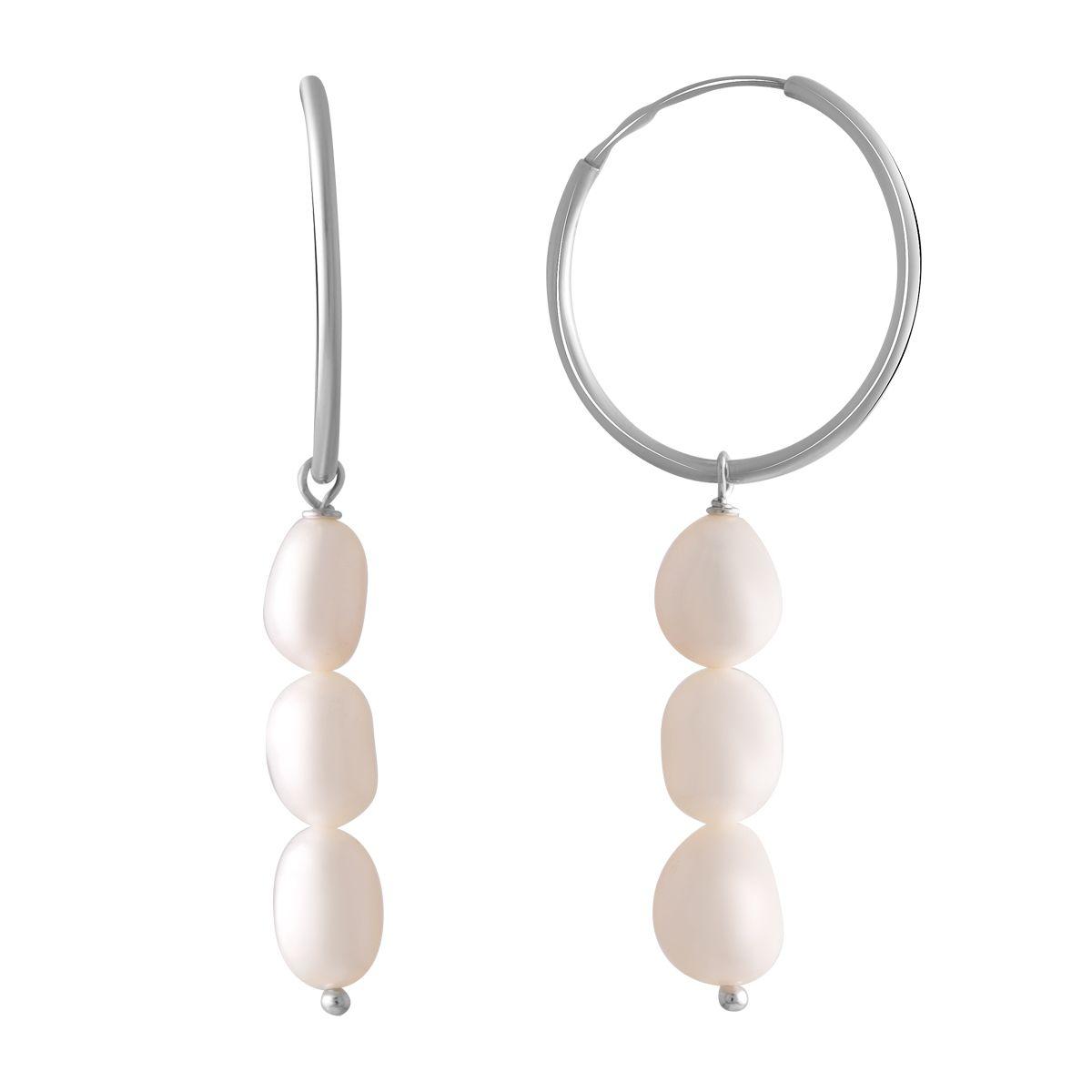 

Срібні сережки з натуральними перлами 31.6ct (2069447) білий