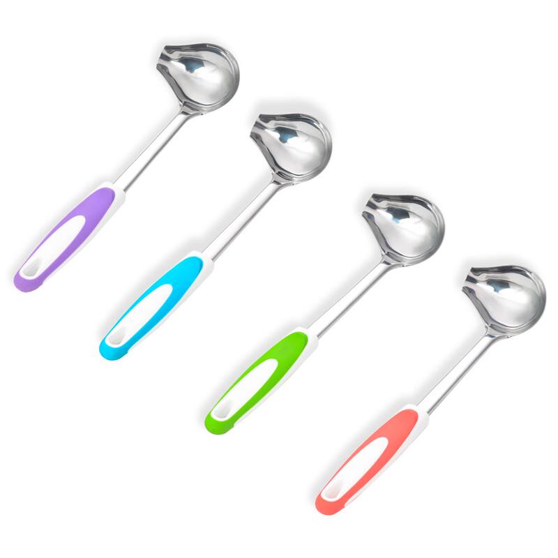 Multipurpose Stainless Steel Ladle with Side Spout