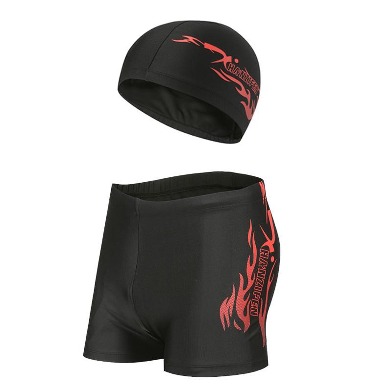 Men's Quick-Dry Swimming Trunks & Goggles Set: Swim Shorts, Goggles, Cap for Adults & Youth.
