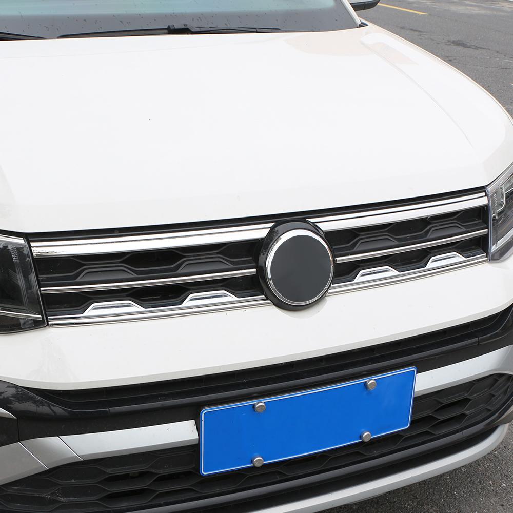 For Volkswagen VW T-cross Tcross 2019 2020 2025 2025 2025 Engine Trim Front Up Grid Grill Grille Frame Stick Cover 6pcs