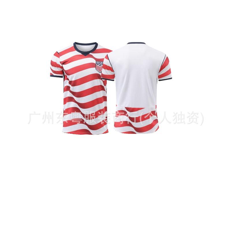 New Bar West Argentina Portugal Teeth France Belgium Jersey Adult Football Suit Club Short Sleeve T-Shirt