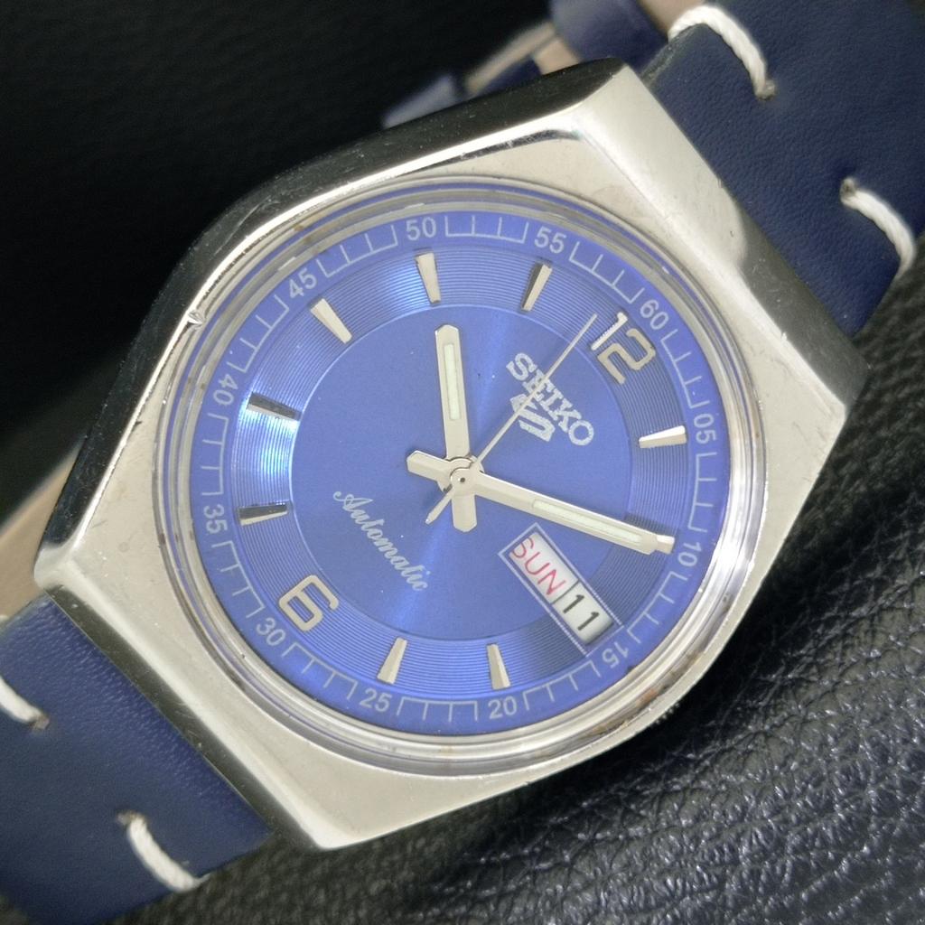 

ВИНТАЖНЫЕ МУЖСКИЕ ЧАСЫ SEIKO 5 AUTOMATIC 6309A ЯПОНИЯ С СИНИМ ЦИФЕРБЛАТОМ a701482-5 R206b-a701482