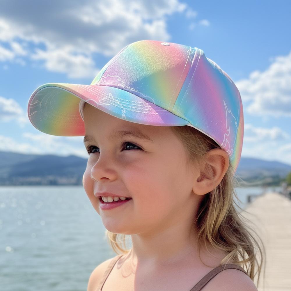 Children's Fashionable Baseball Cap, Girls' Breathable Baseball Cap, Boys' Outdoor Sports Sun Protection And Shade Hat