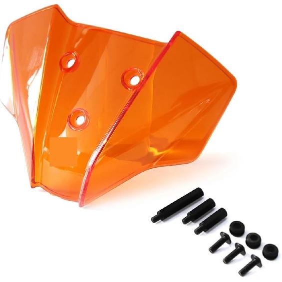 

2024 Fit for Duke 390 250 125 DUKE390 DUKE250 DUKE125 Windshield Windscreen Wind Deflector Motorcycle Motorcycle windscreen(Carbon Fiber Pattern) оранжевый