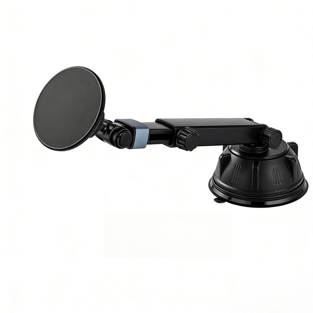 Universal Adjustable Car Console Phone Holder with Suction Cup for Trucks & Ride-hailing Vehicles