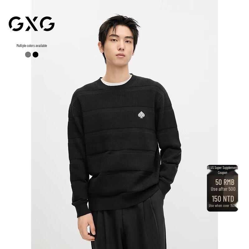 

GXG Men s 2024 Winter Core-spun Yarn Knit Sweater