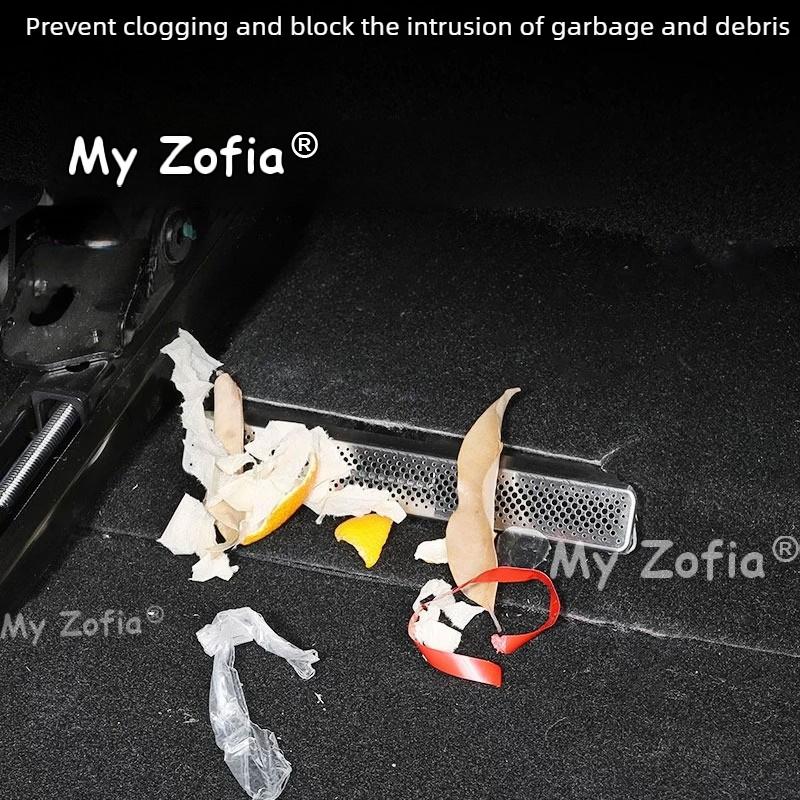 For Zeekr 7GT 2025 2026 Car Under Seat Air Vent Cover Dustproof Debris Blocking Air Outlet Grille Protector Interior Accessories