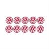 Aluminum Keys Car Remote Key Emblem Sticker For VW GTI Atlas Jetta Touareg Variant Golf Polo Taos Passat Decoration AccessoriesNB1