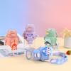 Water Bottle Cartoon Children's Plastic Cup Large Capacity Fun Double Drink Rotating Cup Student Straw Cup
