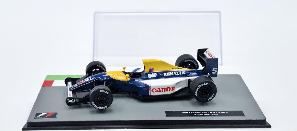 F1 Mini Car Williams FW14B Nigel Mansell 1992 NIGEL MANSELL 1/43 [Item]