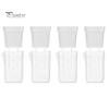 Compact Seedlings Planter Self Watering Plant Pots Mini Translucent Plastic Planters Propagation Oxalis Corm Pot with Reservoir for Cuttings Alocasia
