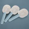 3Pcs High Strength Plastic Pet Food Scoop Cat Dog Feeding Spoon with Handle Clip for Pet Supplies(WhiteBlue )