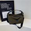 Geantă casual simplă din pânză tip gălușcă, nouă, geantă de mână ușoară, geantă de umăr, geantă crossbody pentru călătorii, sport, fitness