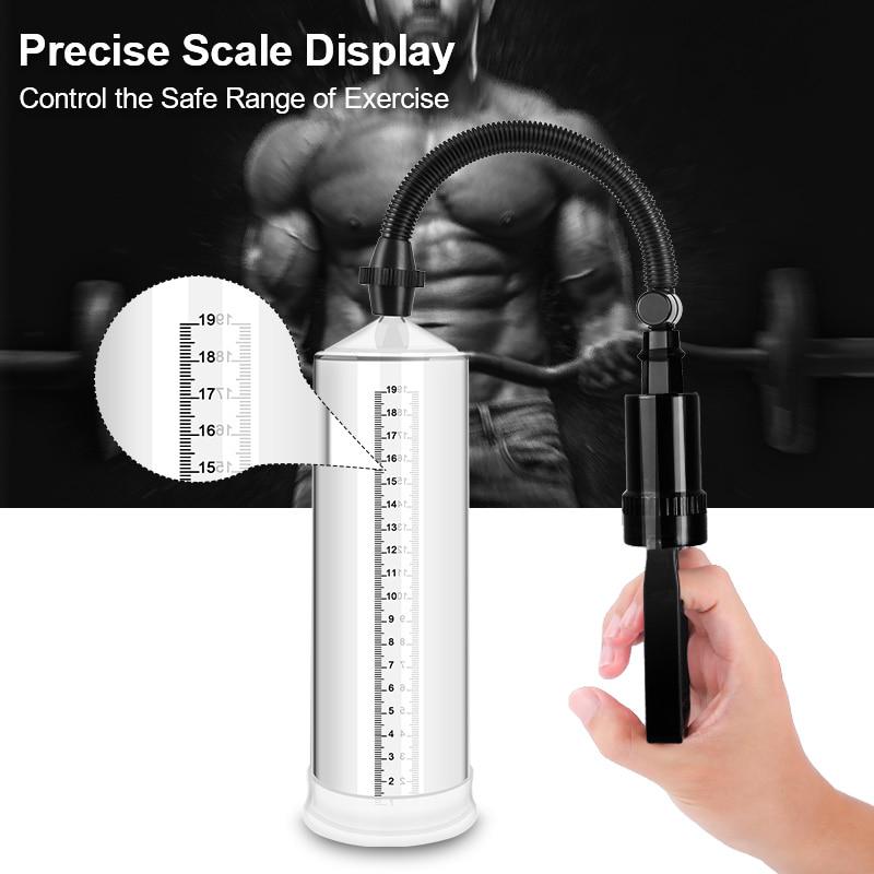 Beilile Enlargerment Penis Pump  Male Massage Masturbator Penis Trainer Adults Sex Toys for Men