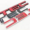 3D Metal Car Styling Logo VTEC Badge Front Grille Emblem Rear Trunk Sticker For Honda Civic Type R S SI Accord Fit CRV SUV