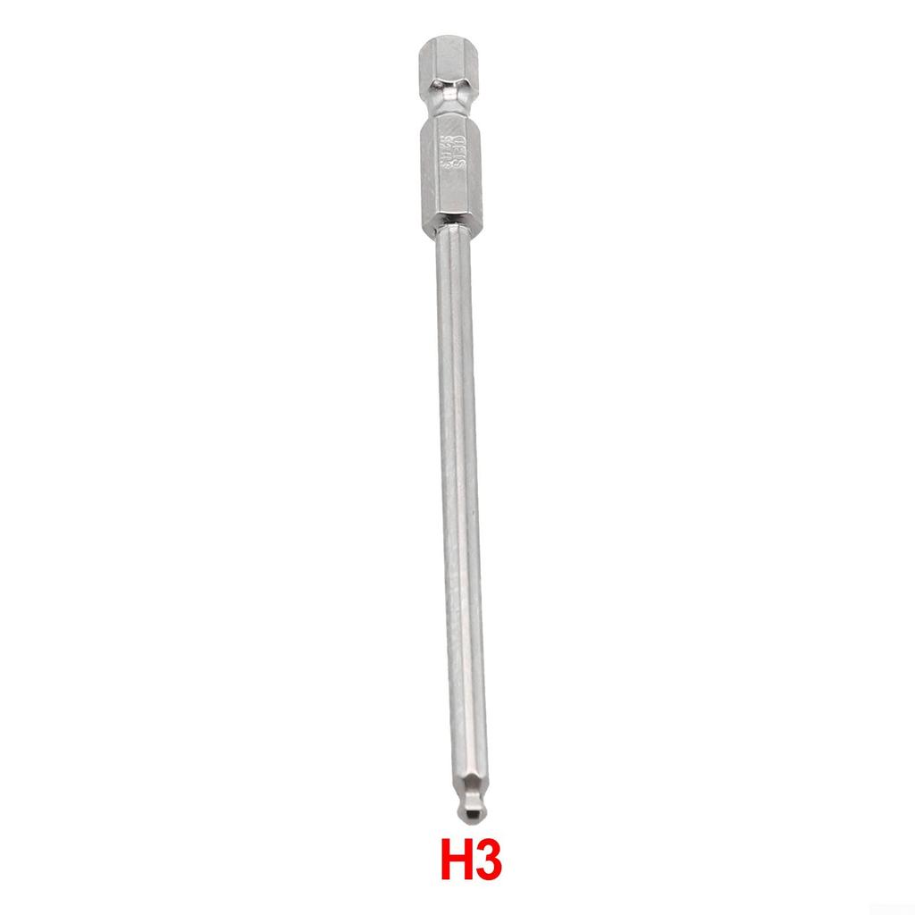 Ball End Screwdriver Bit Fine Workmanship Magnetic Metric Alloy Steel