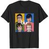 T-shirt Unisex a Manica Corta con Girocollo e Stampa Blur Band 2026, Stile Y2K Largo Moda Streetwear Vintage