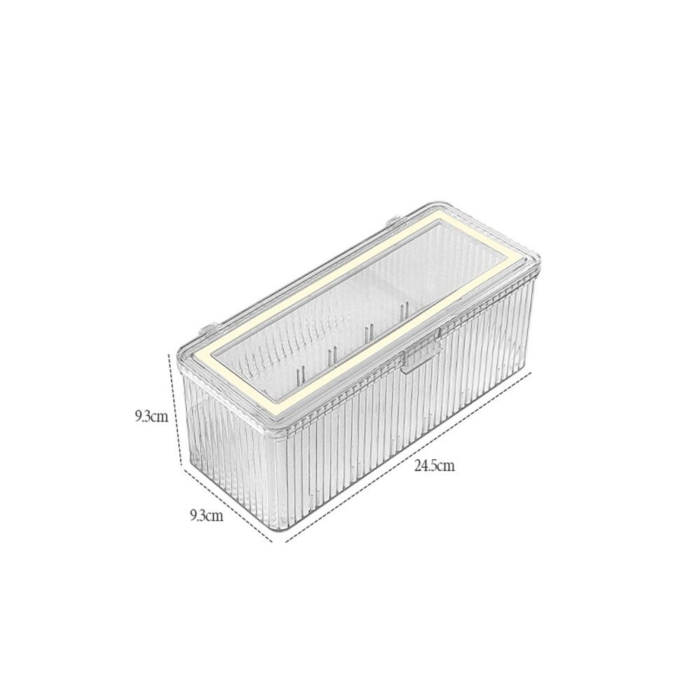 Desktop Storage Tool Desktop Dustproof Storage Box Eyebrow Pencil Brush Tube