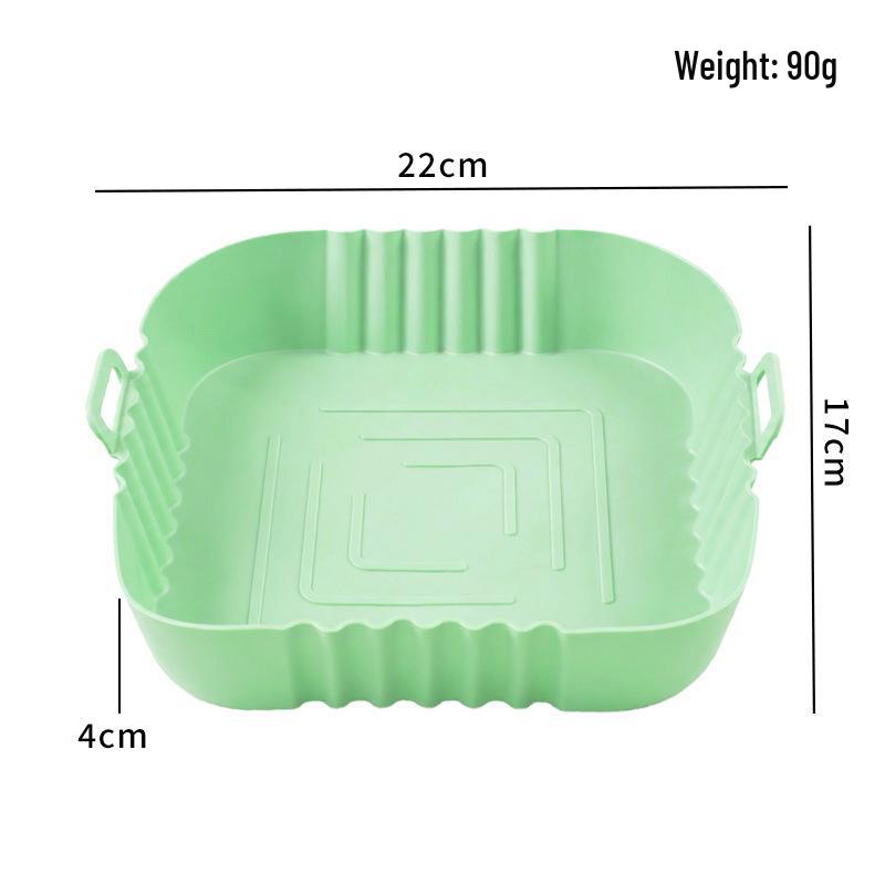 Silicone Baking Pan - High Heat Resistant, Easy to Clean, Round Mold for Air Fryers