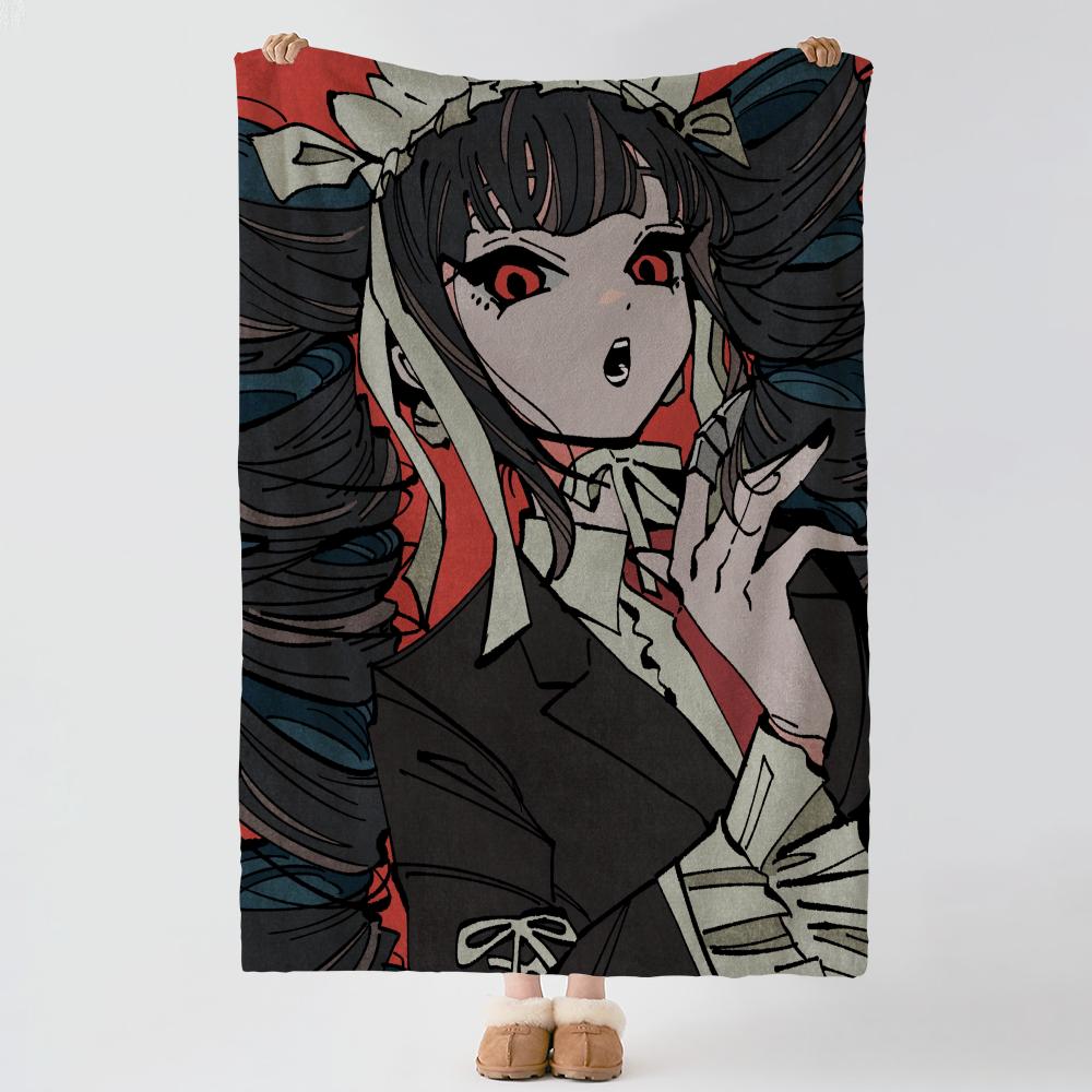 character C-Celestia Ludenberg-g Throw Thick Comfort Flannel Quilt, Multi-scene Use Indoor Outdoor Daily Nap