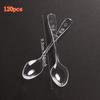 40/120pcs Mini dessert spoons, cake spoons, including ice cream tasting, pudding cake, and mousse spoons, are perfect for bakery shops, cake