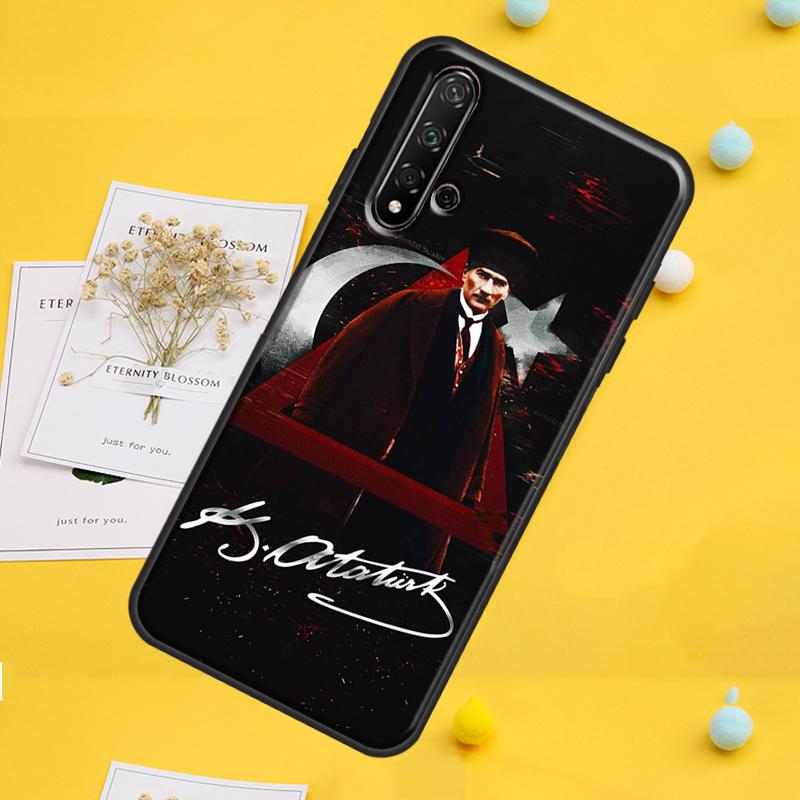 Turkey Wolf  Mustafa Kemal Atatürk For Huawei Nova 7i 8i 11i 12i 12s 9 10 SE Y91 Y90 Y60 Y70 Y72 Y61 P60 Pro P30 P40 Lite Case