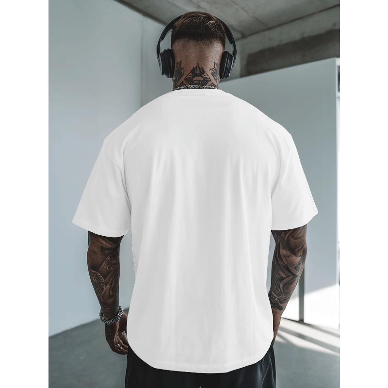 European sizes Men's Scorpio Zodiac Graphic T-Shirt - Summer Casual Short Sleeve Round Neck with Scorpion & Astrological Print, Breathable Soft